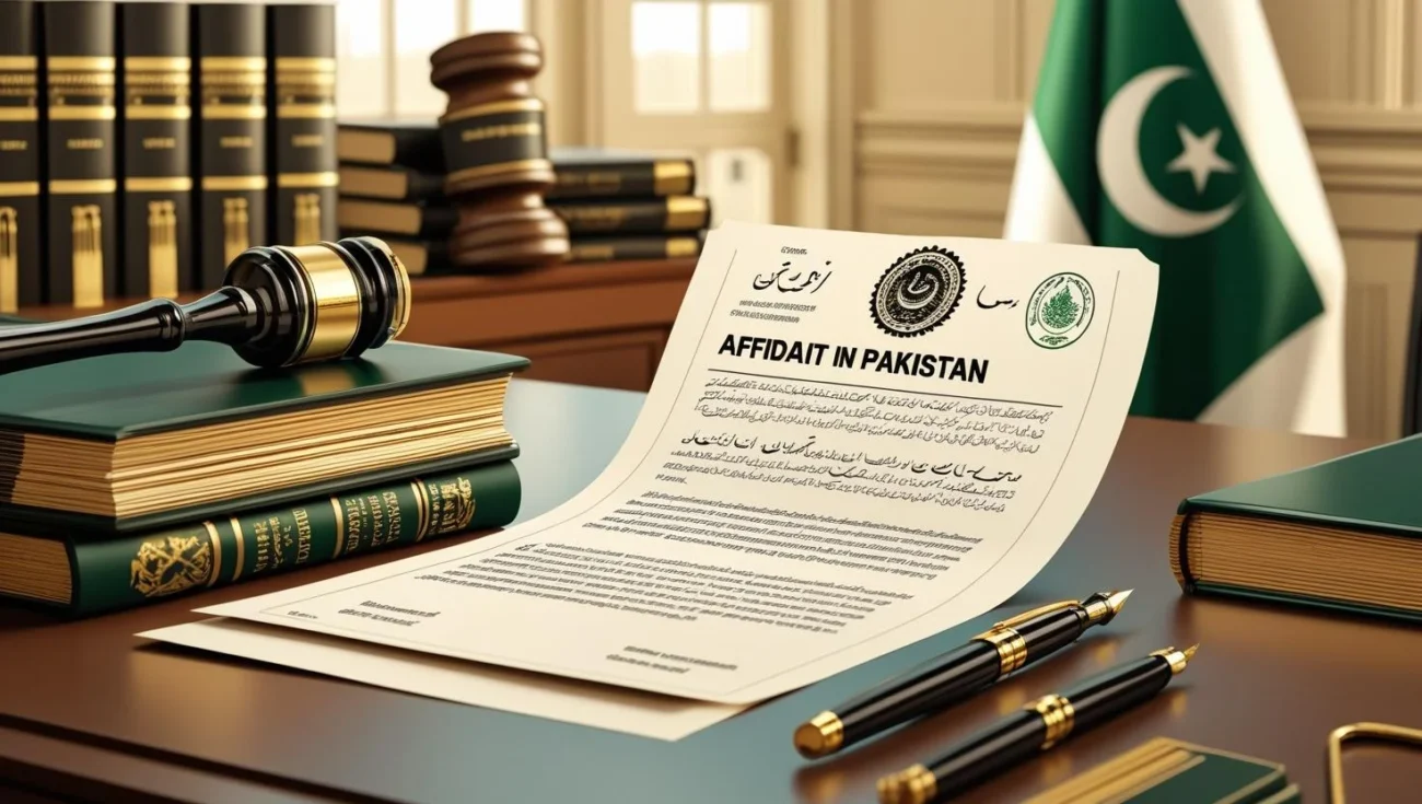 Affidavit in Pakistan Legal Importance and Requirements