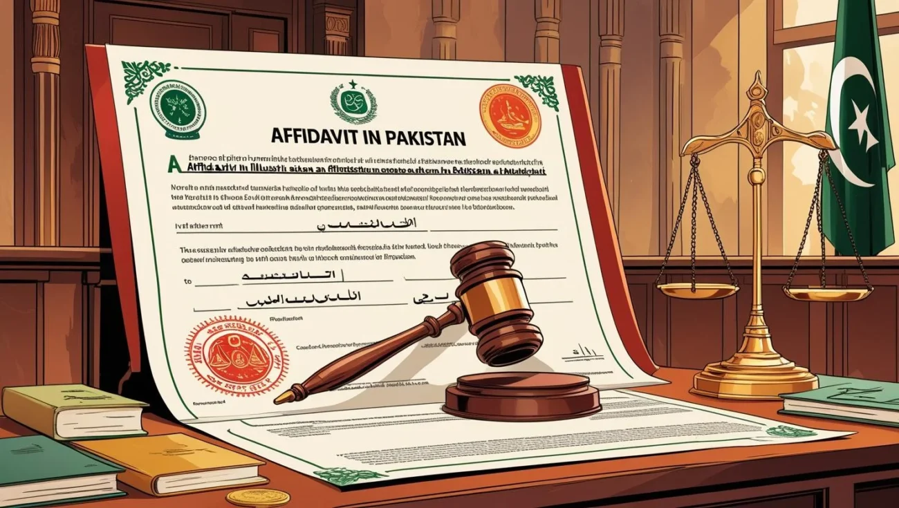 Affidavit in Pakistan