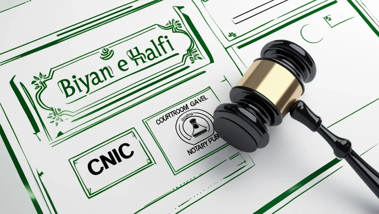 Explaining Biyan e Halfi in Pakistan From Documentation to Courtroom Practices